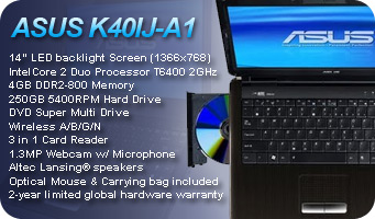 Asus K40IJ-A1 Notebook